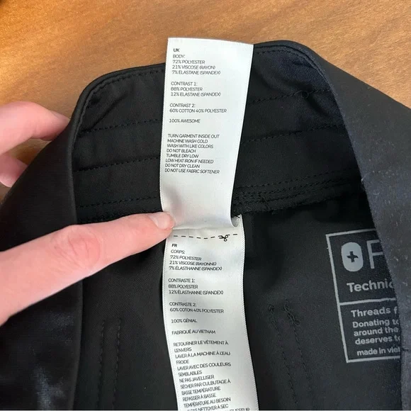 Figs High Waisted Zamora Jogger Scrub Pants Black Size Extra Small Petite - Picture 7 of 12